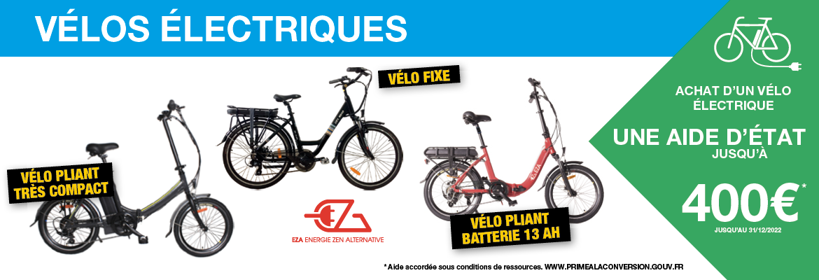 Vélo électriques - Bonus écologique